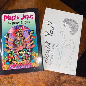 Plastic Jesus Numbered Signed HC DJ Book + Would You? chapbook Poppy Z. Brite